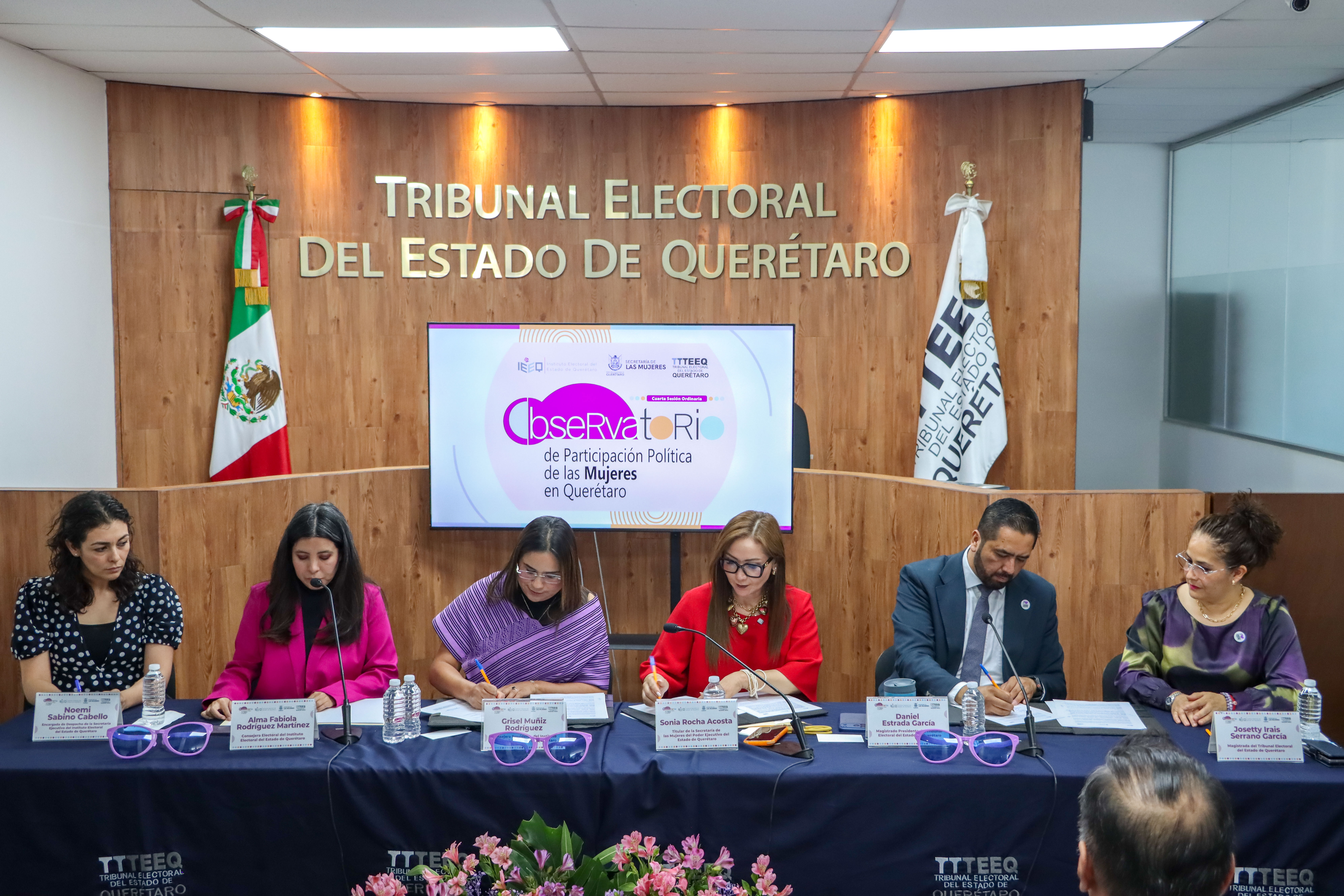 Toma protesta nueva integración del Observatorio de Participación Política de las Mujeres en Querétaro